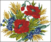 №80724 - цветы, маки, букет - оригинал