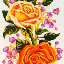Схема вышивки «любимые розы 6»