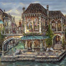 Схема вышивки «An Evening of Romance – Venice, Italy»