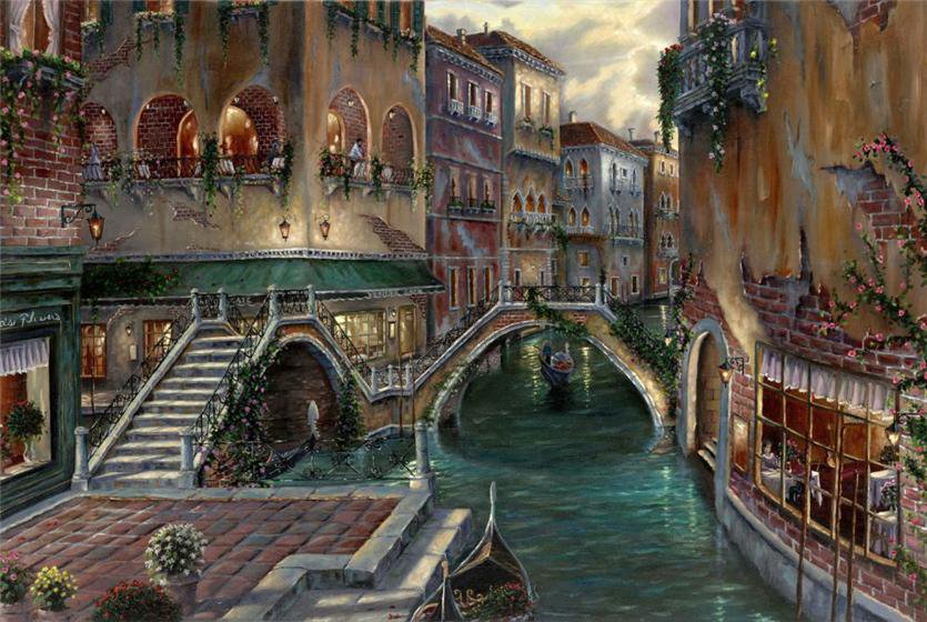 Venice Romance – Venice, Italy - городской пейзаж - оригинал