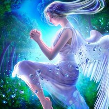 Схема вышивки «Молящийся ангел!!!»