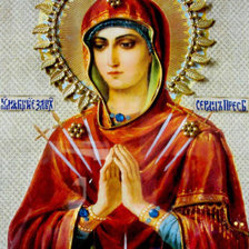 Схема вышивки «Успенье  Пресвятой Богородицы»