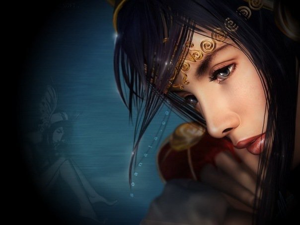 девушка - девушка фэнтези - оригинал