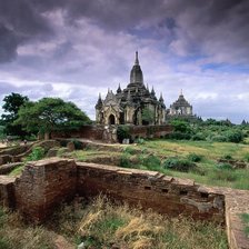 Схема вышивки «Пейзаж»