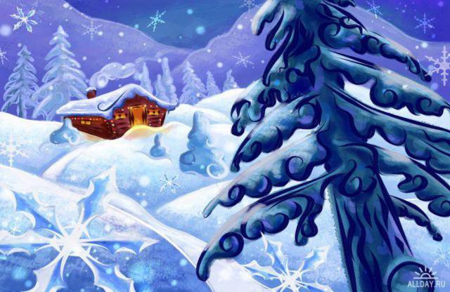 зимушка - снег, зима - оригинал