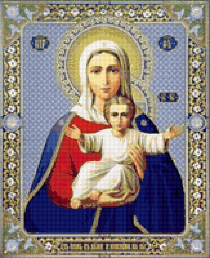 Леушинская - икона, богородица - предпросмотр