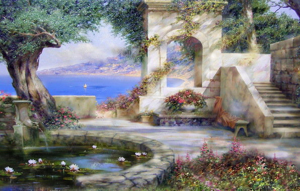 пейзаж - море - оригинал