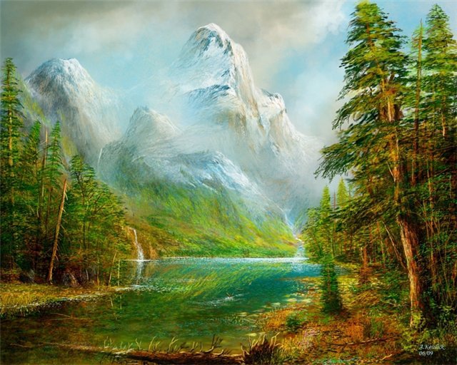 горы - горы, пейзаж, природа - оригинал