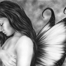 Схема вышивки «фея1»