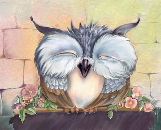 Совушка хохотушка - совушка, совы, сова - оригинал