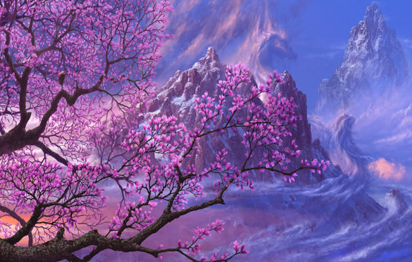 В горах - оригинал