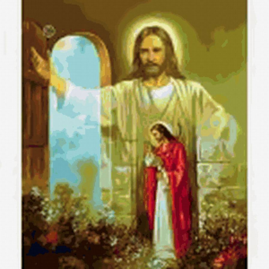 Иисус - икона, христианство - предпросмотр