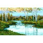 Березки - пейзаж, березки - оригинал