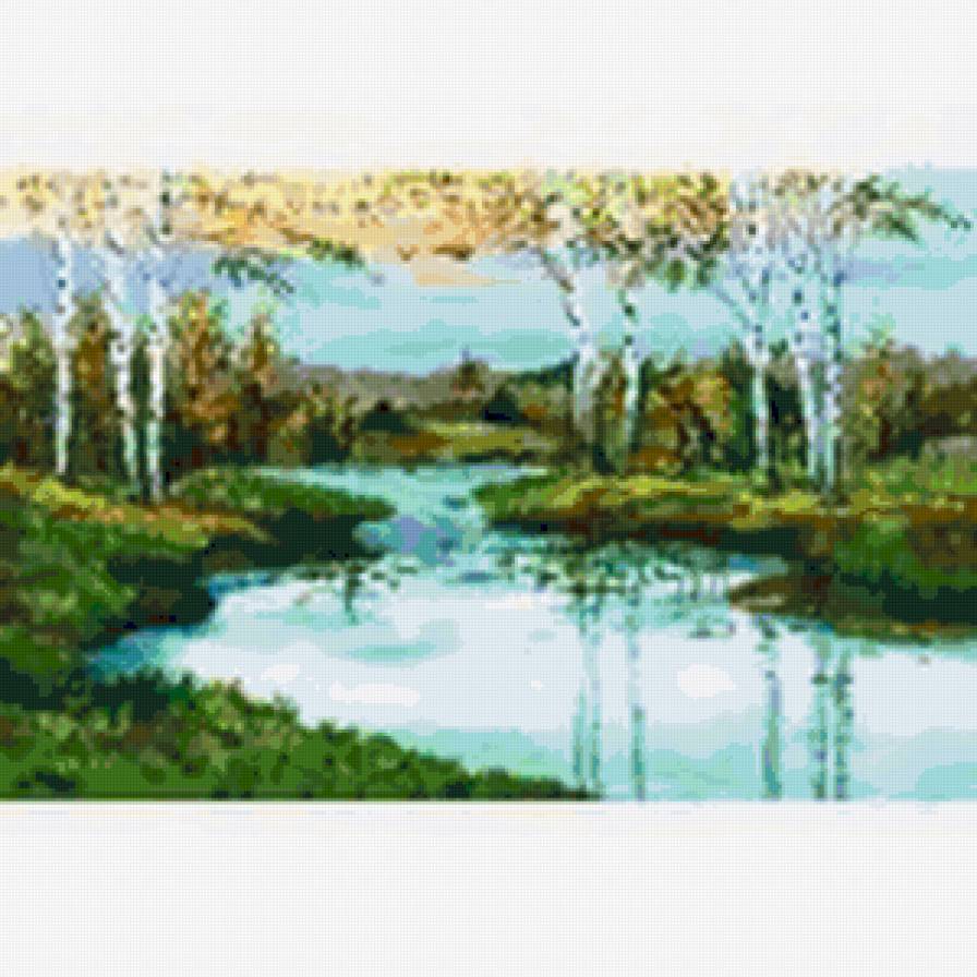 Березки - пейзаж, березки - предпросмотр