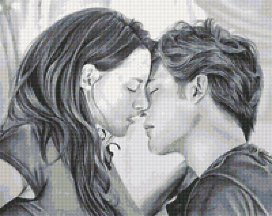 Поцелуй - сумерки, поцелуй - предпросмотр