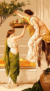 Время роз - картина, цветы, девушки - оригинал