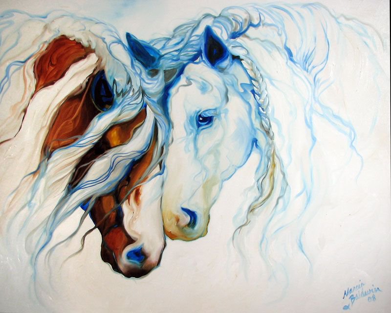 Marcia Baldwin - лошади - лошади, животные - оригинал
