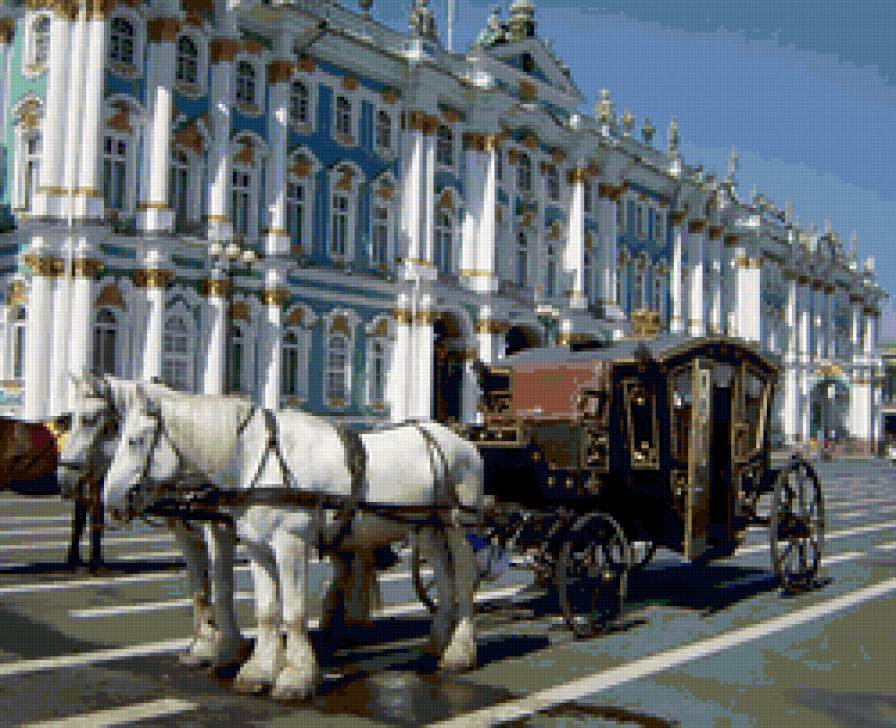 карета подана - города, питер, дворцы - предпросмотр