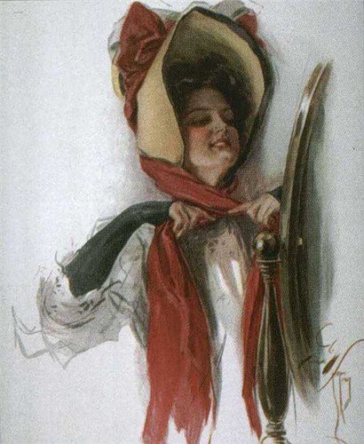 Серия "Портрет" - девушка - оригинал