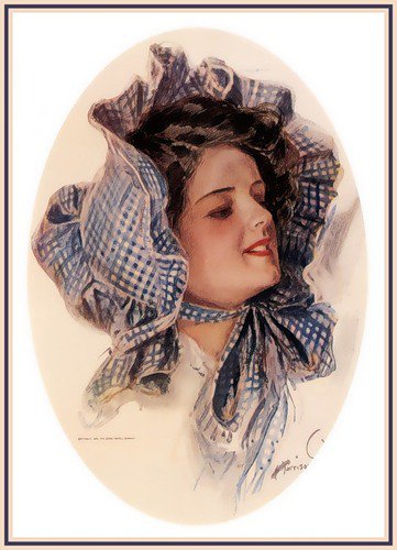 Серия "Портрет" - девушка - оригинал