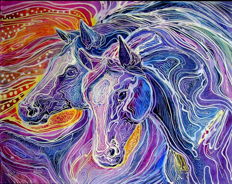 Marcia Baldwin - лошади - лошади, животные - оригинал