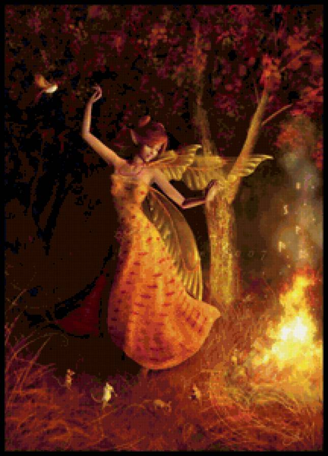 фея у огня - фея, сказка - предпросмотр