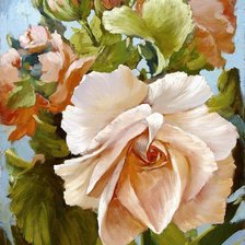 Схема вышивки «роза»