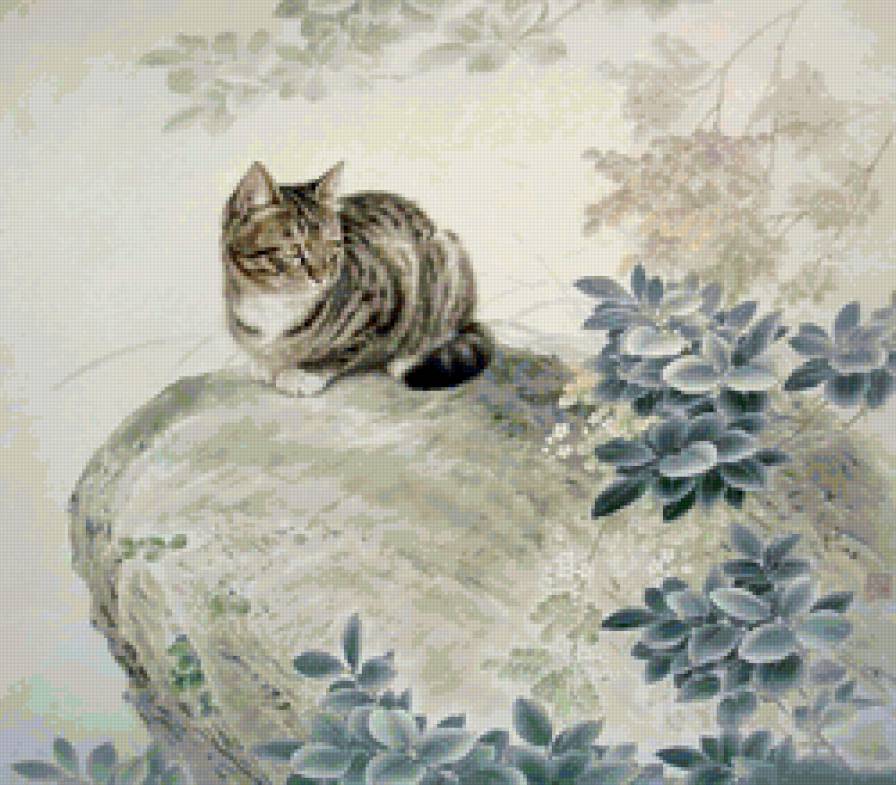 Серия КОШКИ. Живопись. - животные, кошка - предпросмотр