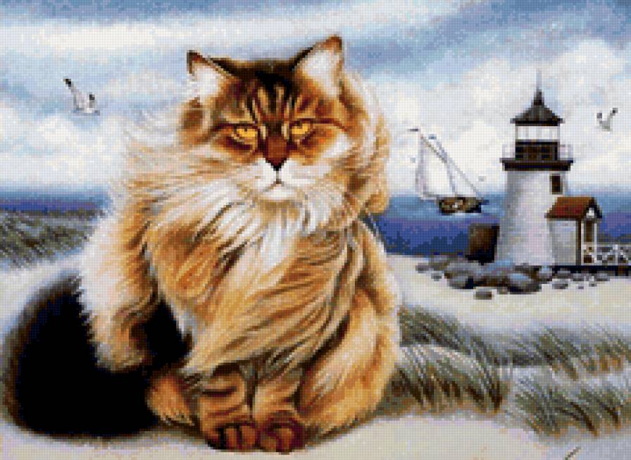 Серия КОШКИ. Живопись. - животные, кошка - предпросмотр