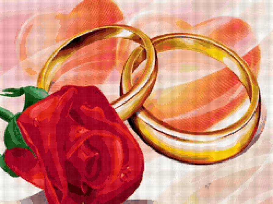 кольца обручальные - свадьба, кольцо, любовь - предпросмотр