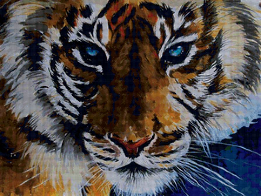 Серия "Большие кошки" - кошки, животные, тигры - предпросмотр