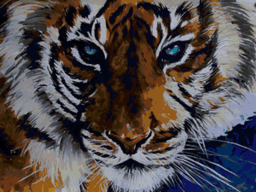 Серия "Большие кошки" - кошки, тигры, животные - предпросмотр