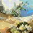 Предпросмотр схемы вышивки «Летний полдень в саду» (№85750)