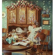 Схема вышивки «Помощница»