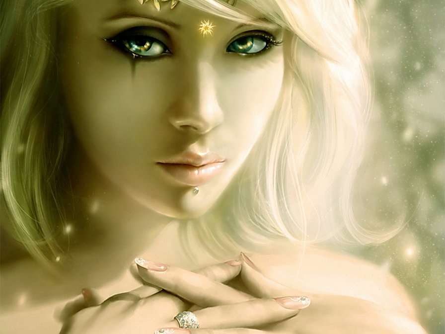 девушка - девушка фэнтези - оригинал