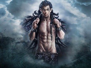 хищник - картина, мужчина - оригинал