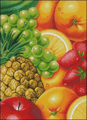 фруктовый натюрморт - фрукты, натюрморт - оригинал