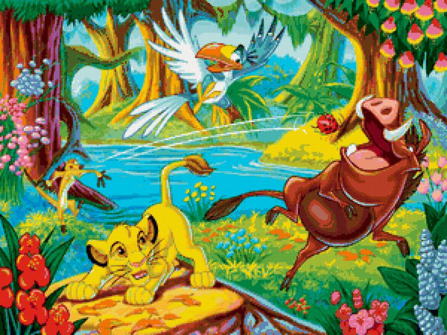 король лев - детям, мультяшки, дисней, зверята, мультик - предпросмотр