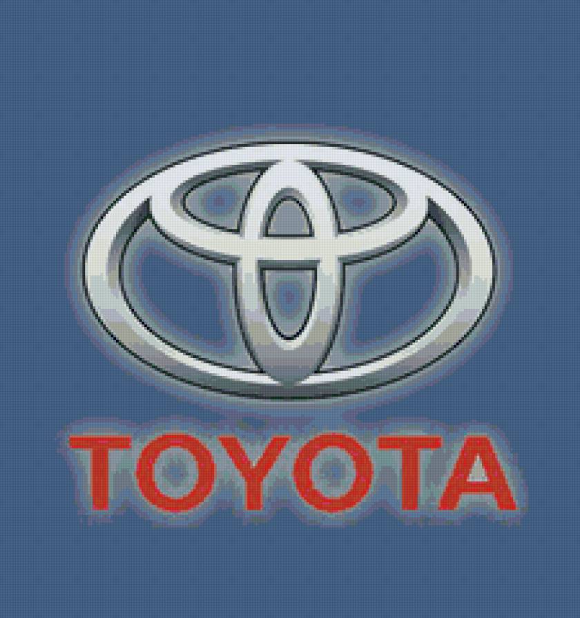 toyota logotip 2 - toyota, машина, логотип, подушка - предпросмотр