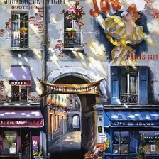 Схема вышивки «Франция»