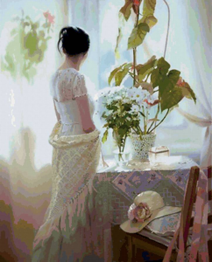 №87045 - девушка, живопись, беличенко - предпросмотр