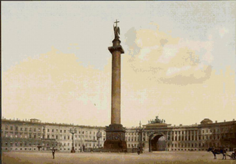 СЕРИЯ "ПЕТЕРБУРГ". АЛЕКСАНДРИЙСКИЙ СТОЛП - зимний дворец, александрийский столп, эрмитаж, питер - предпросмотр