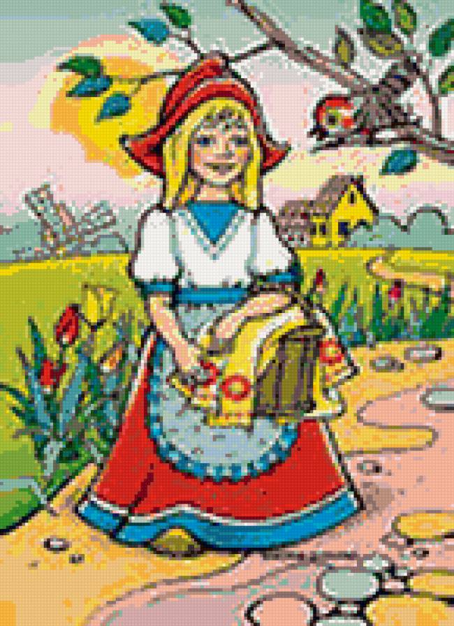 красная шапочка - красная шапочка, сказка, дети - предпросмотр