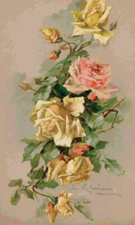 №87619 - розы, винтаж, цветы - предпросмотр