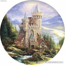 Оригинал схемы вышивки «Замок» (№87913)