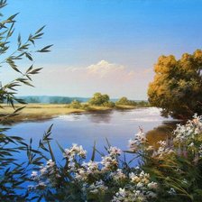 Схема вышивки «Пейзаж»