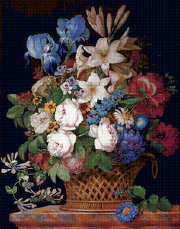 Натюрморт цветы - натюрморт цветы - предпросмотр