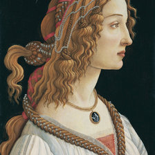 Оригинал схемы вышивки «Портрет молодой женщины» (№88632)
