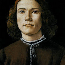 Схема вышивки «Портрет молодого человека»