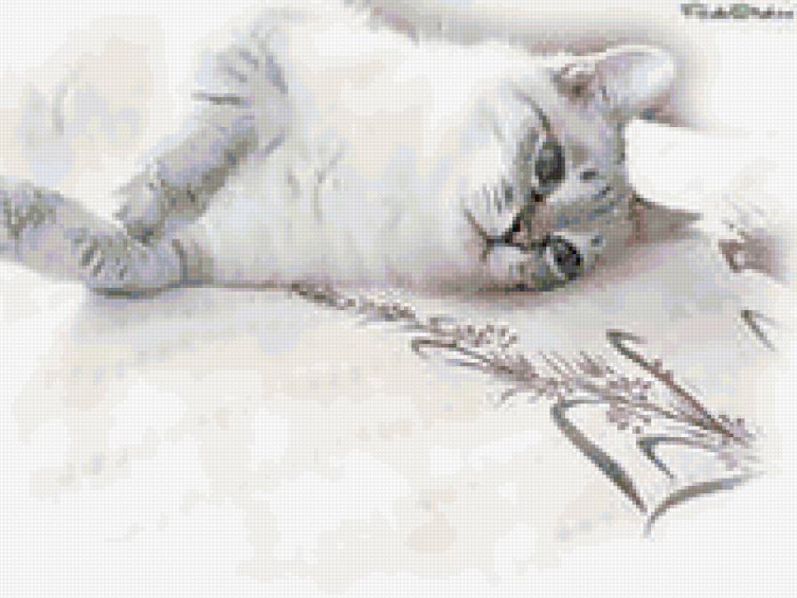 котик - лентяй - предпросмотр